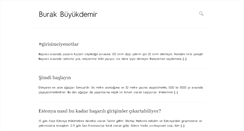 Desktop Screenshot of burakbuyukdemir.com