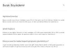 Tablet Screenshot of burakbuyukdemir.com